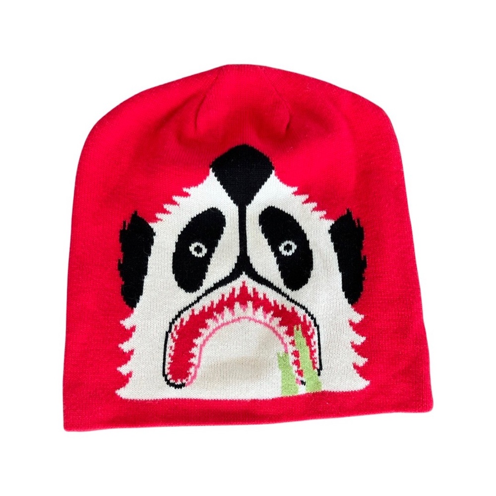 Bape red beanie